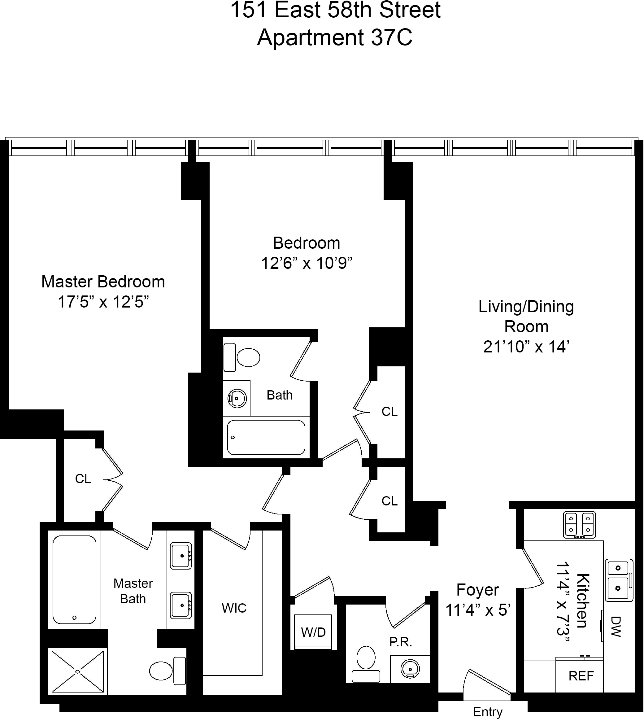 151 East 58th Street, Unit 37C Manhattan, NY 10022 - Photo 8 of 8