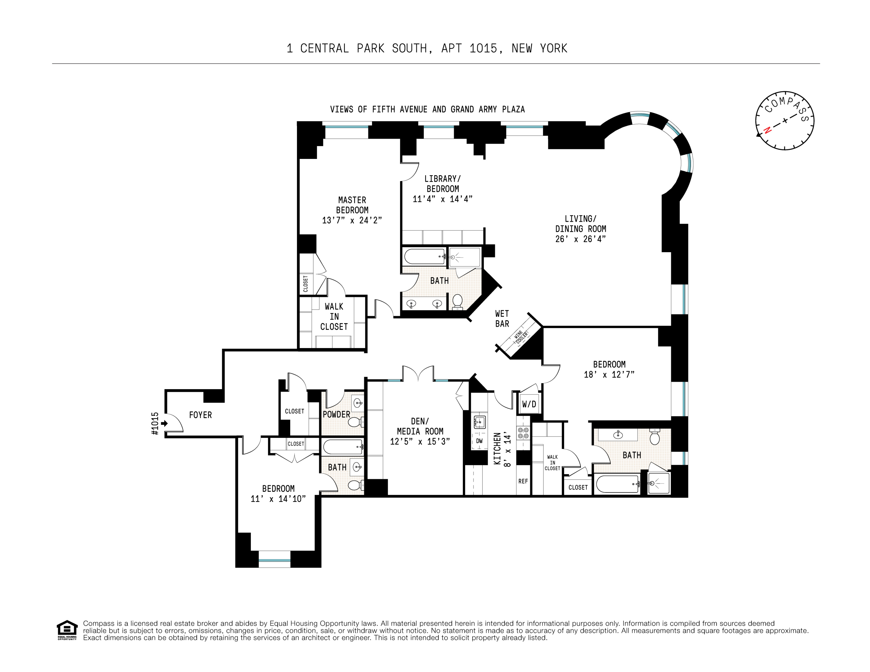 1 Central Park South, Unit 1015 Manhattan, NY 10019 - Photo 30 of 30
