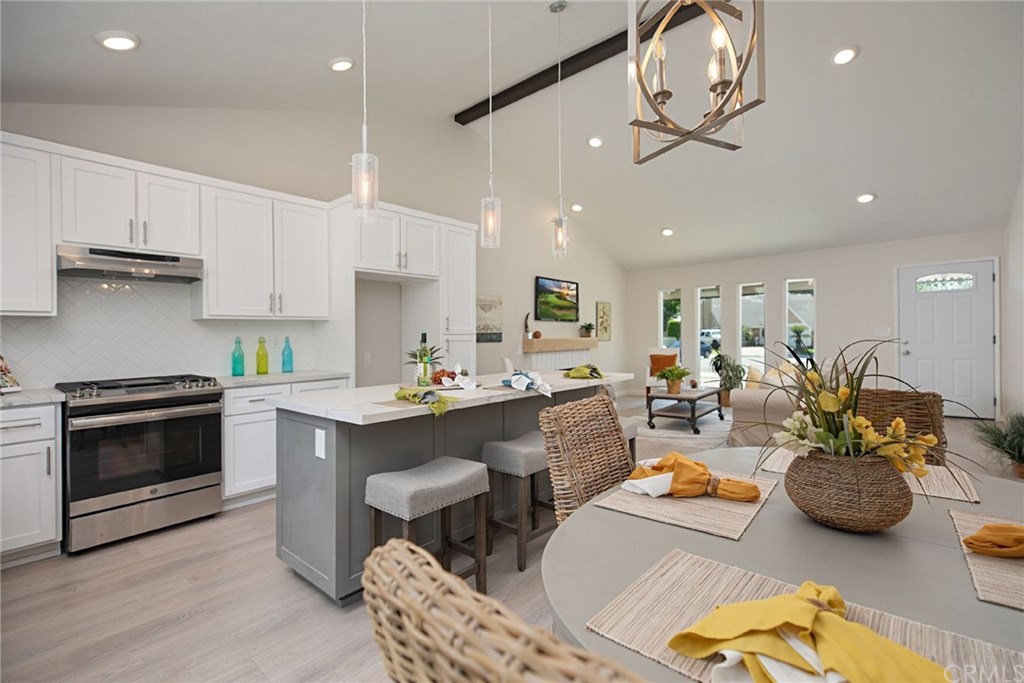 1745 North Bates Circle Anaheim, CA 92806 - Photo 6 of 32 Kitchen and dining open to living area