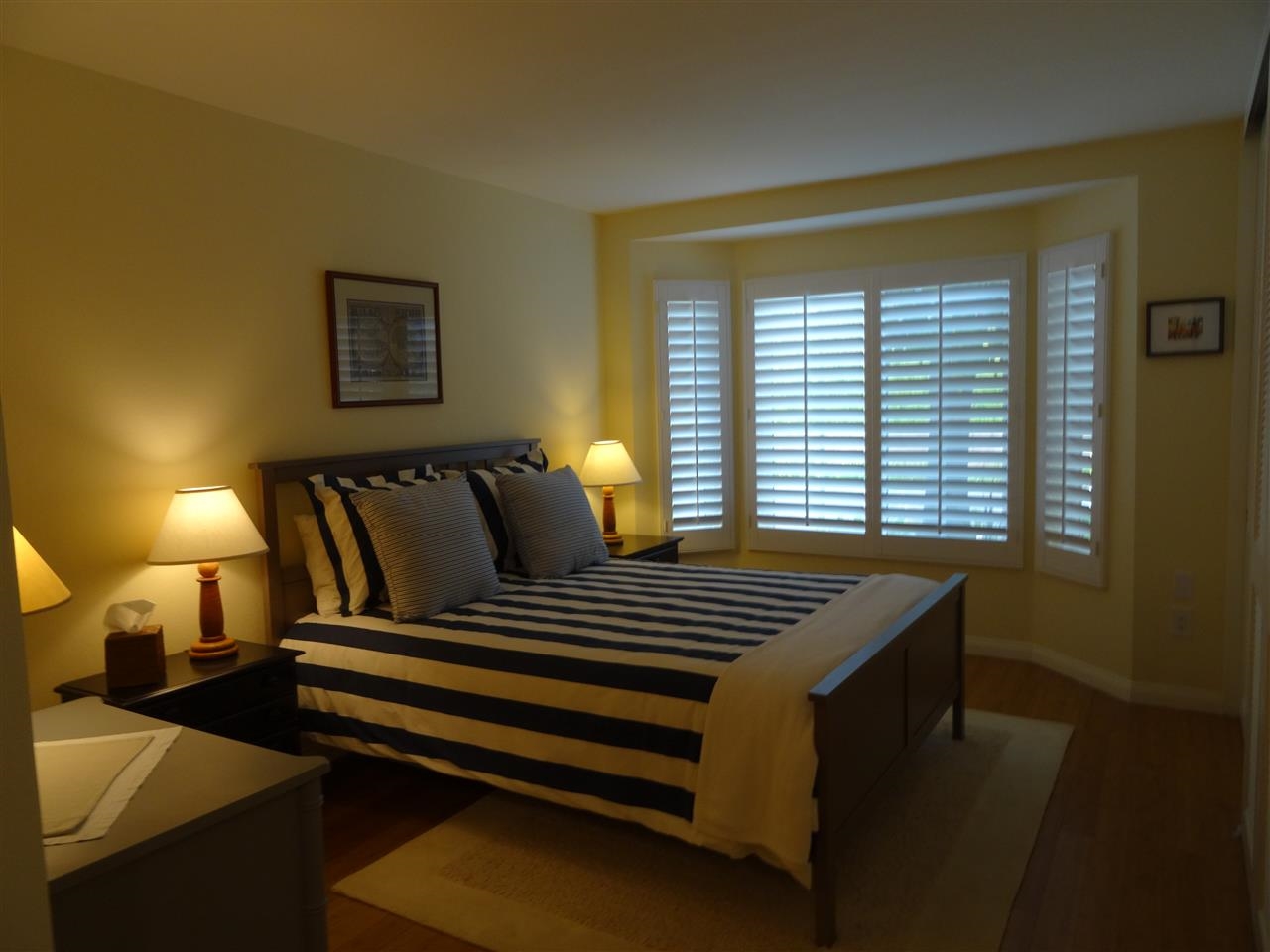 13312 Pantera Road San Diego, CA 92130 - Photo 10 of 25 Third bedroom with plantation shutters and attractive bowed window.