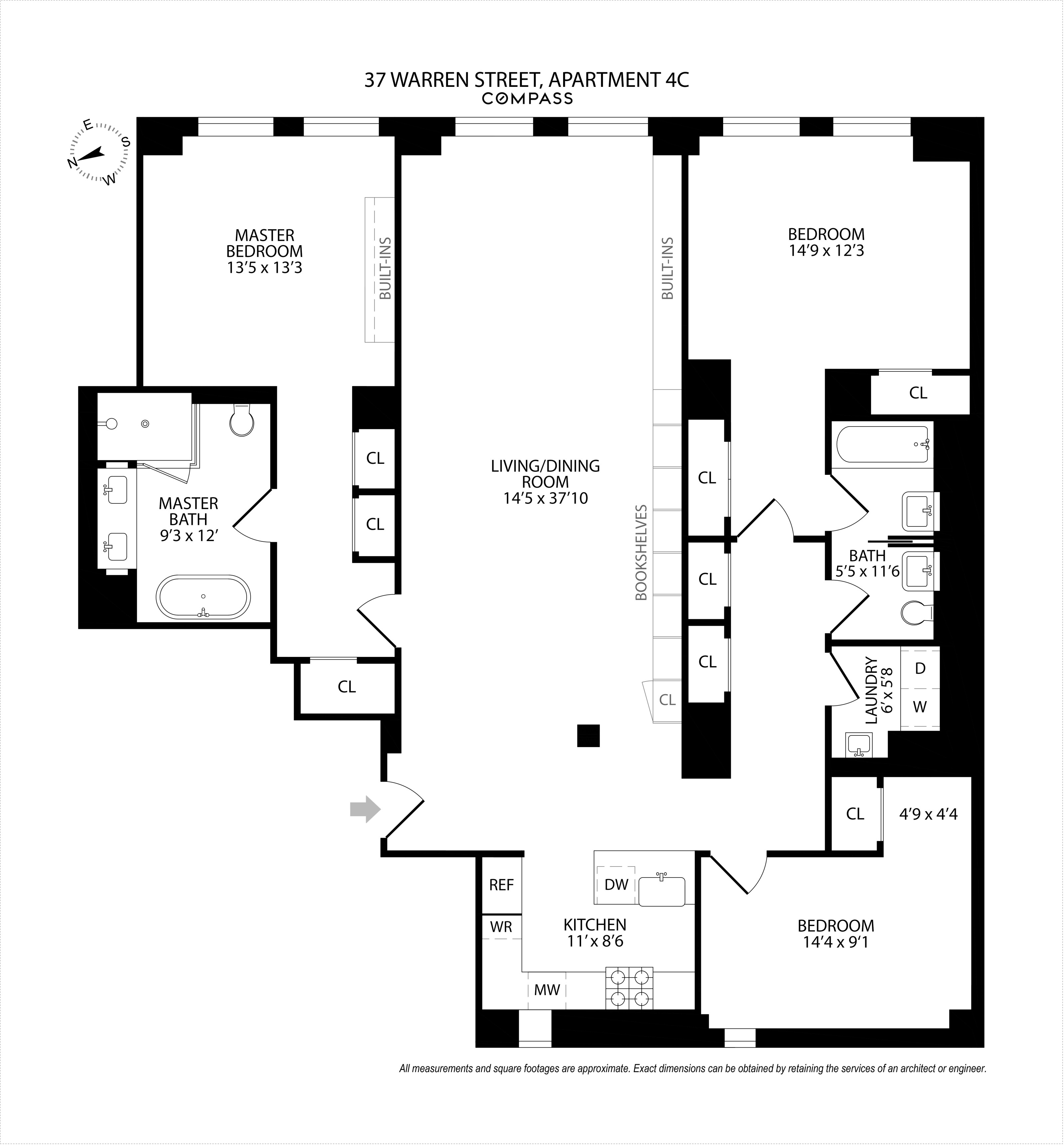 37 Warren Street, Unit 4C Manhattan, NY 10007 - Photo 13 of 13