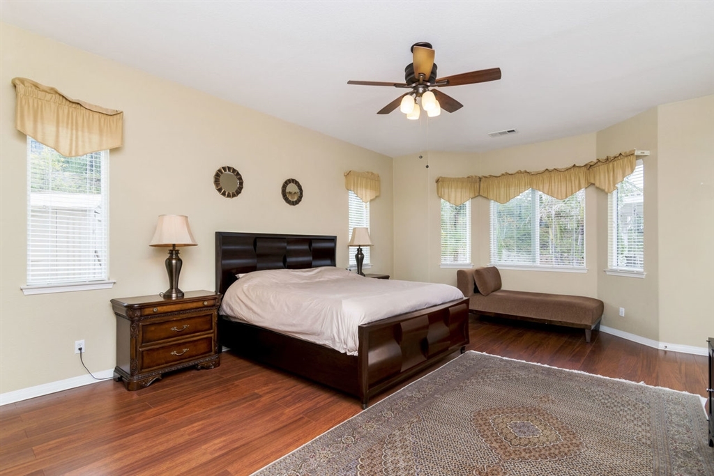 908 Bellagio Road Escondido, CA 92027 - Photo 13 of 25 HUGE MASTER BEDROOM with VIEWS and Private Entrance to Backyard (not pictured)!