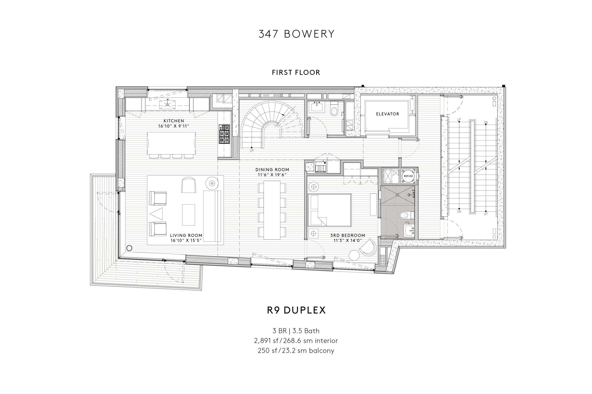 347 Bowery, Unit 9/10 Manhattan, NY 10003 - Photo 12 of 13