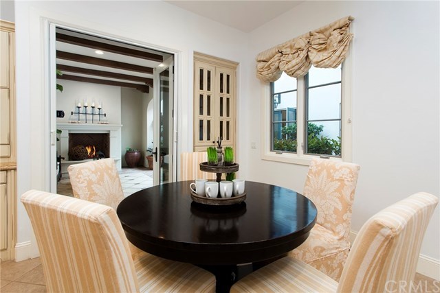 2 Scenic Bluff Newport Coast, CA 92657 - Photo 11 of 33 Breakfast nook opens to a covered loggia with fireplace