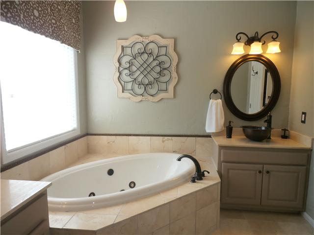 3301 Stillcorn Ridge Road Columbia, TN 38401 - Photo 13 of 28 Master Bath Renovation included Porcelain Tile, Vessel Sinks and Custom Tile Shower