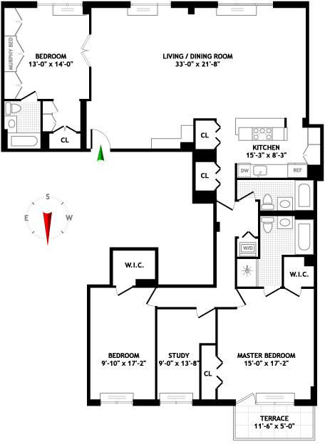 359 West 11th Street, Unit 7AB Manhattan, NY 10014 - Photo 6 of 6 FloorPlan