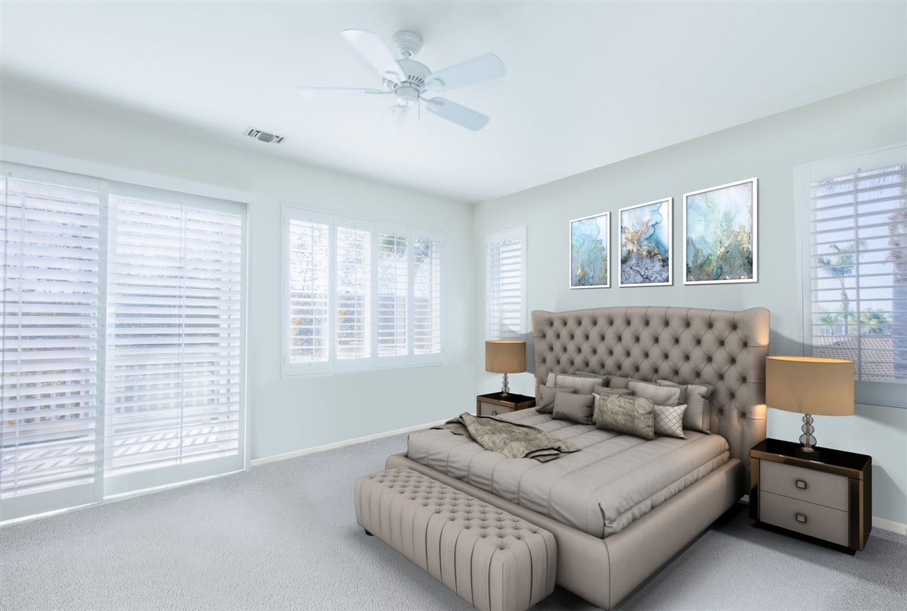 2927 Rancho Vacada Carlsbad, CA 92009 - Photo 13 of 20 Light and Bright Plantation Shutters throughout.