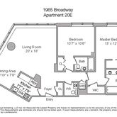 $2,750,000 | 1965 Broadway, Unit 20E | Upper West Side