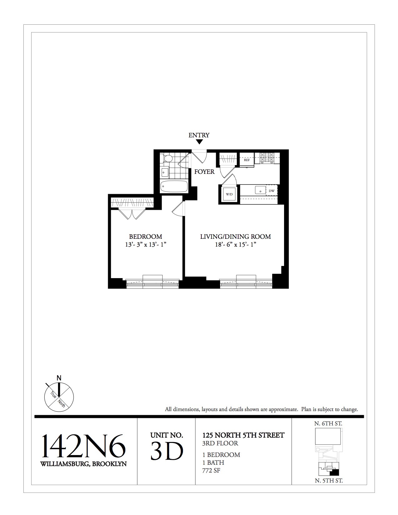 125 North 5th Street, Unit 3D Brooklyn, NY 11249 - Photo 9 of 9