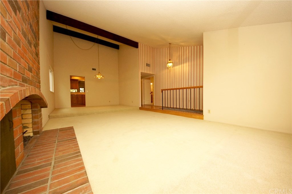 6064 Lawrence Street Cypress, CA 90630 - Photo 3 of 20 Living Room - alternate view (note the dramatic vaulted ceiling)