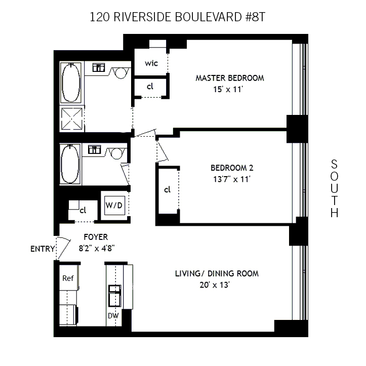 120 Riverside Boulevard, Unit 8T Manhattan, NY 10069 - Photo 9 of 9